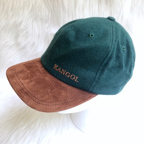 wool baseball cap with suede brim